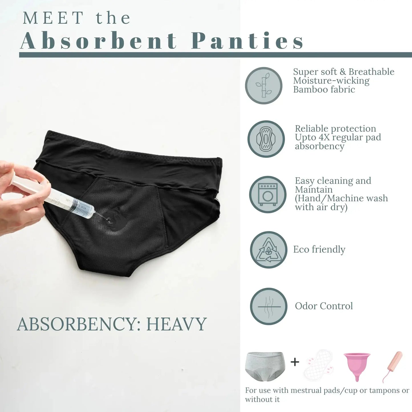 Period panties; Period underwear; best reusable period products; Women hygiene product; girls hygiene products; best period underwear; best reusable period panty; best cotton period underwear; PFAS-free period underwear Period panties; Period underwear for heavy flow; Comfortable period underwear; High-waisted period panties; Hipster period panties; CalmCoral period underwear; CalmCoral period Panties for women and girls; Best brand Period panties Bamboo; Cotton period panty; Wide waistband period panty