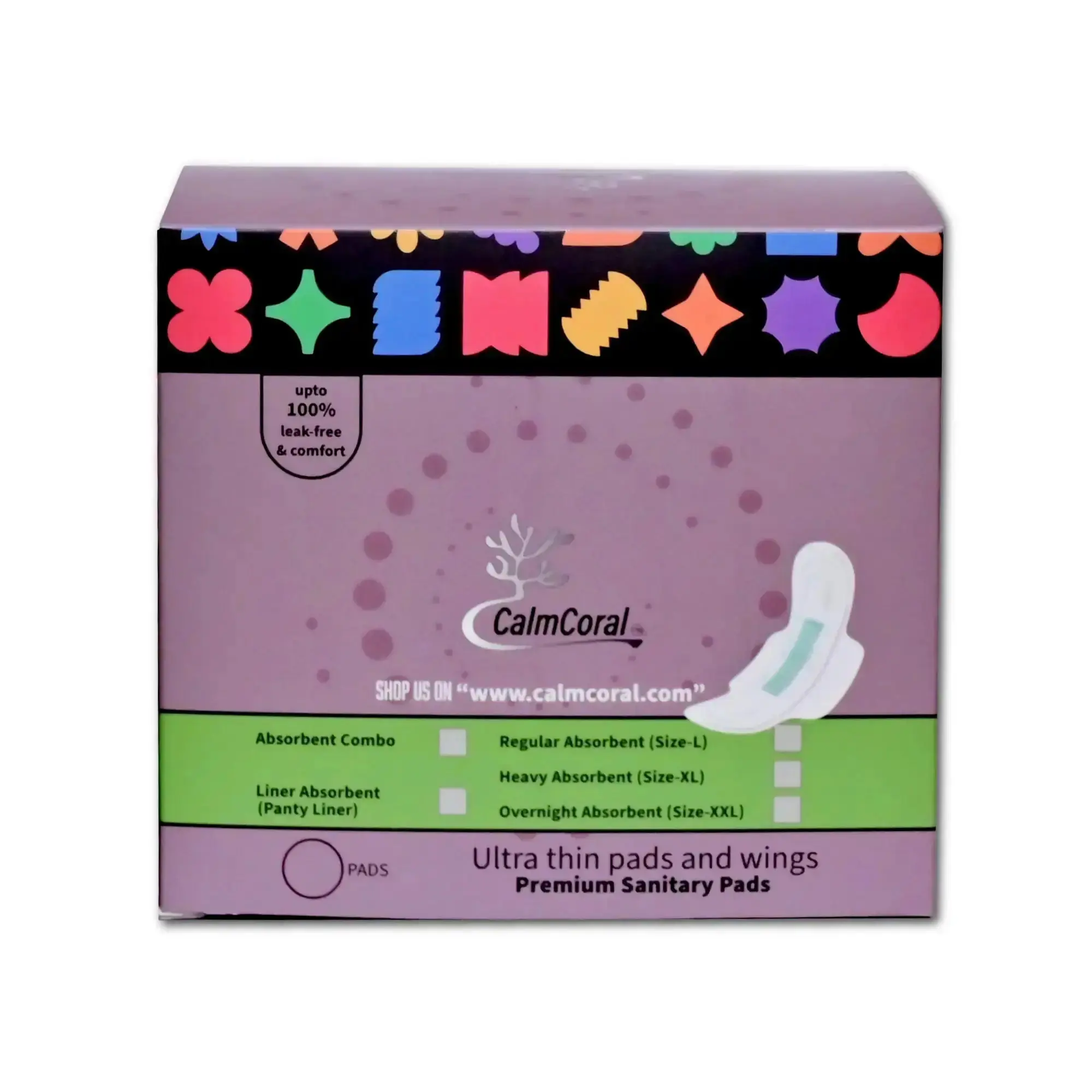 Overnight Sanitary pads - XXL - CalmCoral