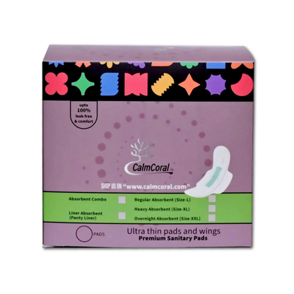 Overnight Sanitary pads - XXL - CalmCoral