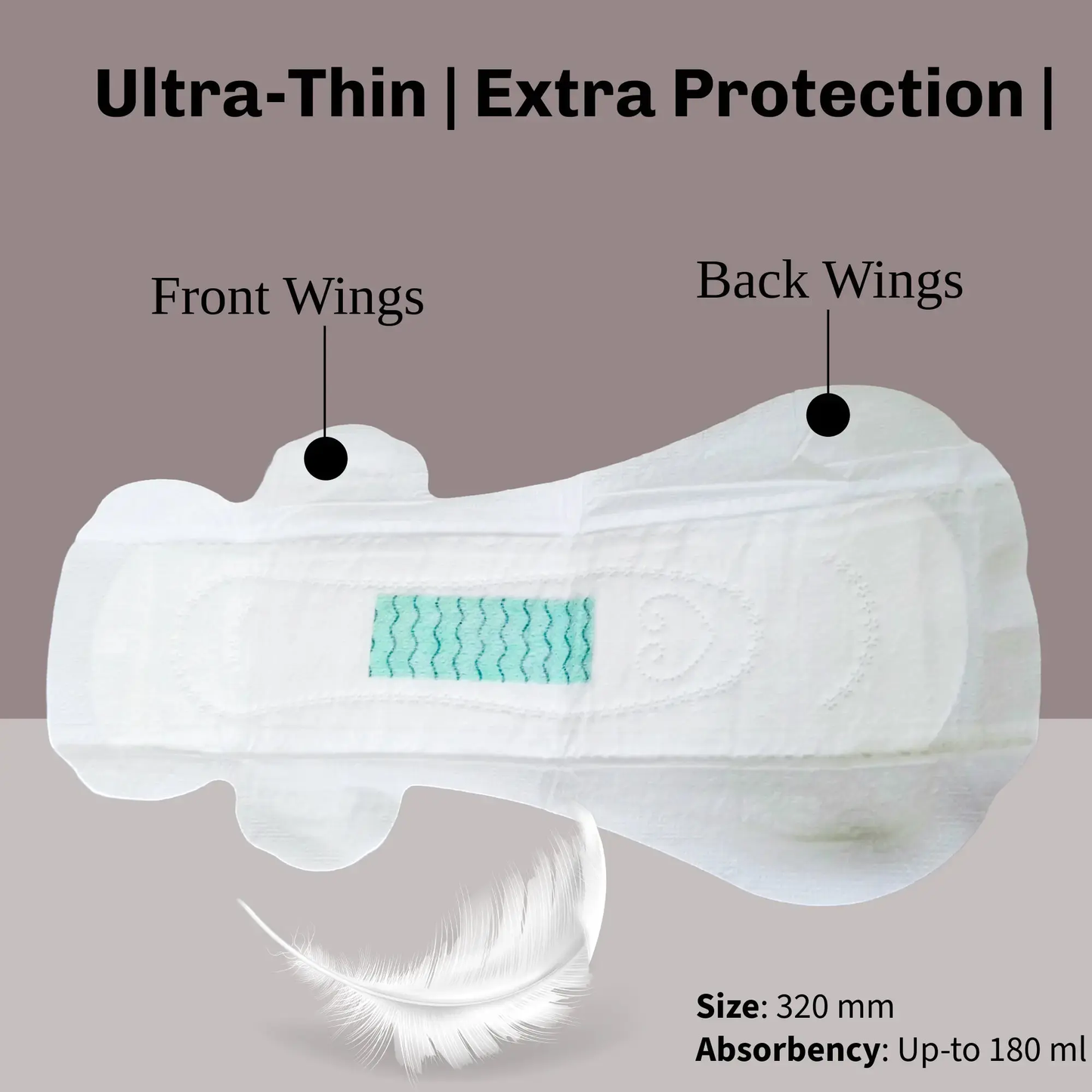 Overnight Sanitary pads - XXL - CalmCoral