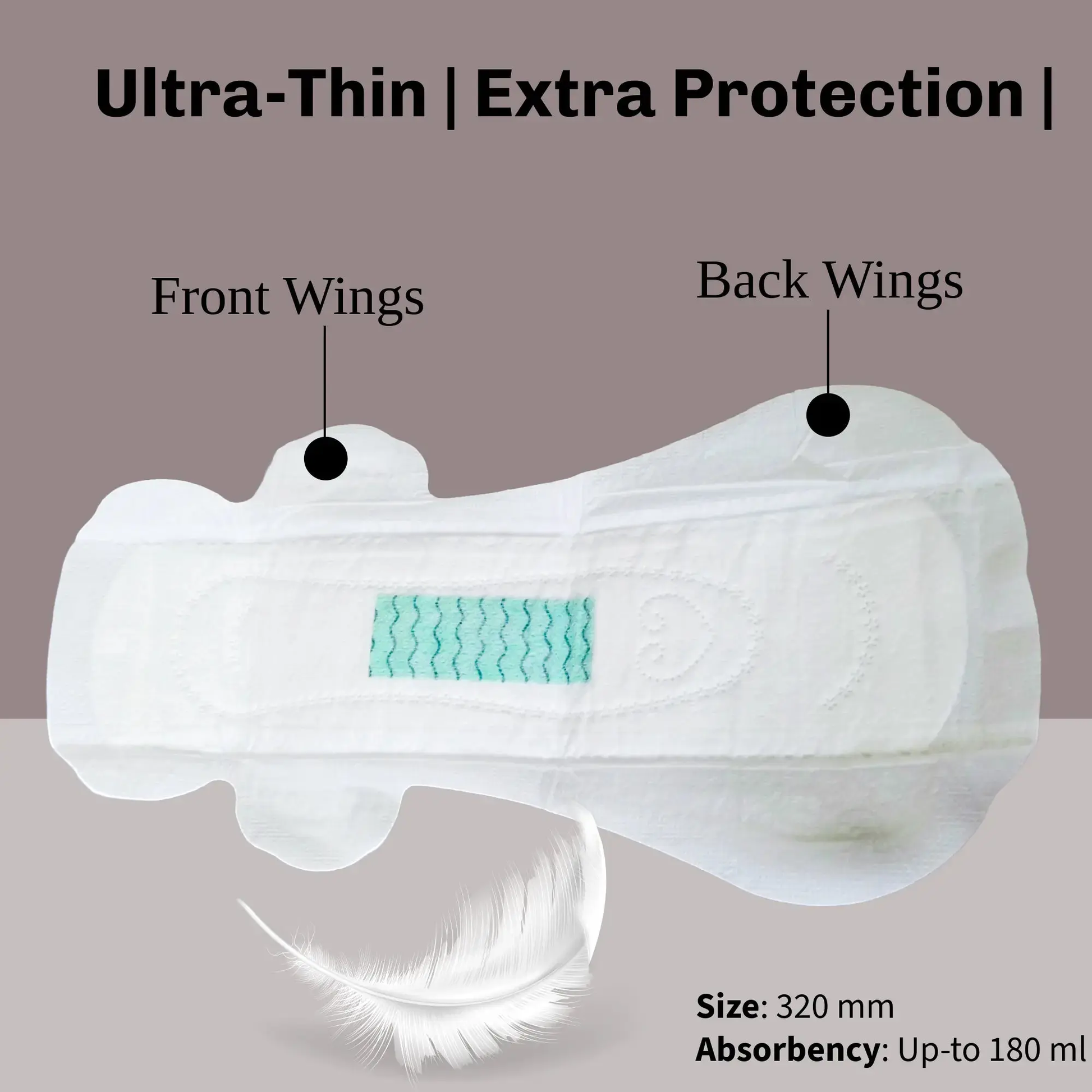 Overnight Sanitary pads - XXL - CalmCoral